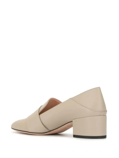 Shop Bally Janelle 30mm Loafers In Brown