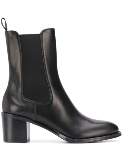 Shop Church's Almond Toe Ankle Boots In Black