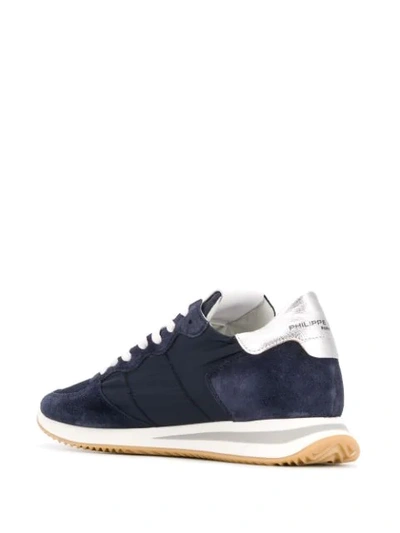 Shop Philippe Model Trpx Sneakers In Blue