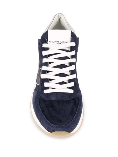 Shop Philippe Model Trpx Sneakers In Blue