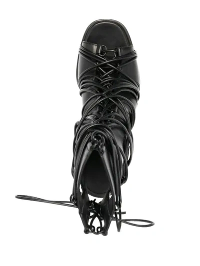 Shop Rick Owens Performa Megalaced Shoes In Black