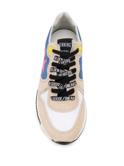 Shop Golden Goose Running Sole Sneakers In Neutrals