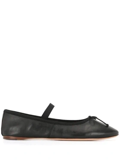 Shop Loeffler Randall Leonie Soft Ballerina Flats In Black