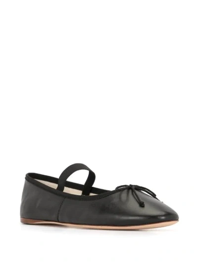 Loeffler Randall Leonie Soft Ballerina Flats In Black