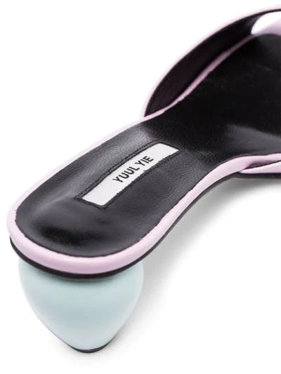 Shop Yuul Yie June 60mm Block Heel Sandals In Pink