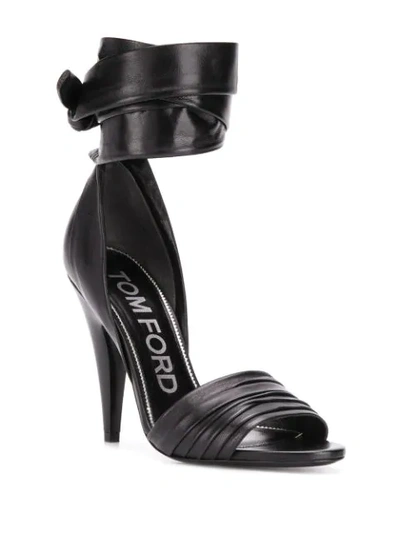 Shop Tom Ford Wrap-around Sandals In Black