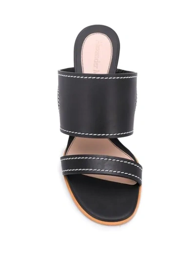 Shop Alexander Mcqueen No.13 Sandals In Black