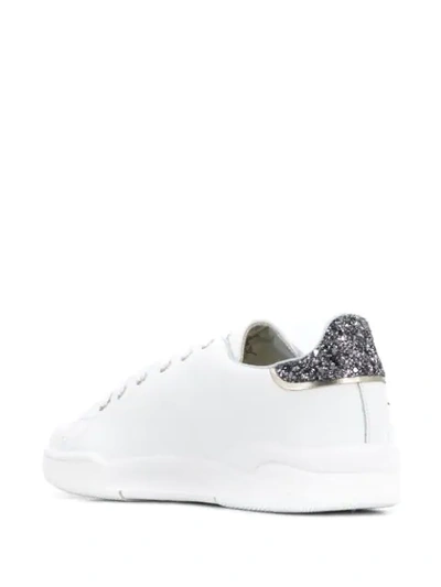 Shop Chiara Ferragni Roger Star Patch Sneakers In White