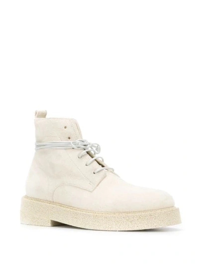 Shop Marsèll Lace-up 40mm Ankle Boots In White