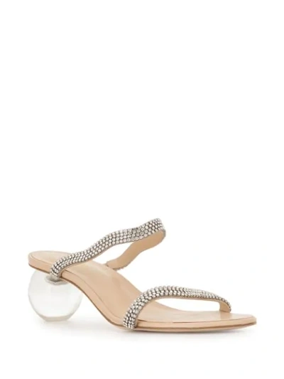 Shop Cult Gaia Aubrey Slide Sandals In Silver