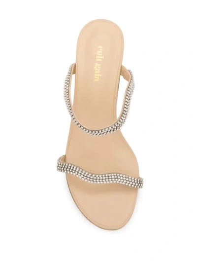 Shop Cult Gaia Aubrey Slide Sandals In Silver