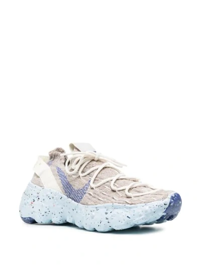 Nike Space Hippie 运动鞋 – Sail  Astronomy Blue & Fossil Chambray Blue In Neutrals