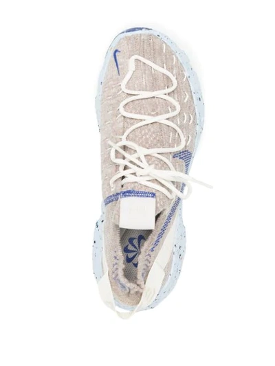 Nike Space Hippie 运动鞋 – Sail  Astronomy Blue & Fossil Chambray Blue In Neutrals