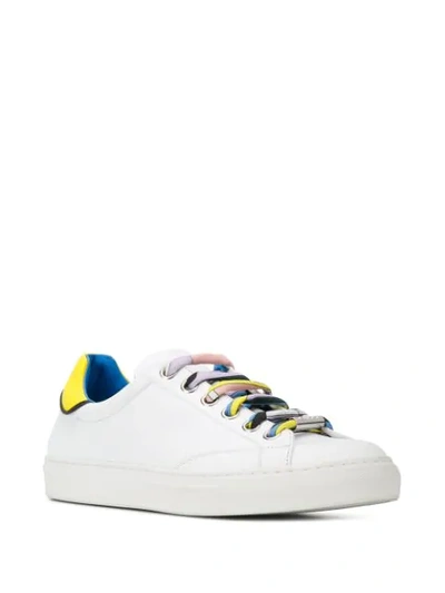 Shop Emilio Pucci Twilly Sneakers In White