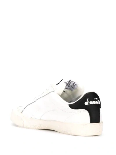 Shop Diadora Logo Counter Sneakers In White