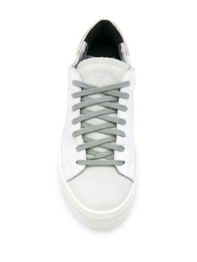 Shop P448 Logo Low-top Sneakers In White