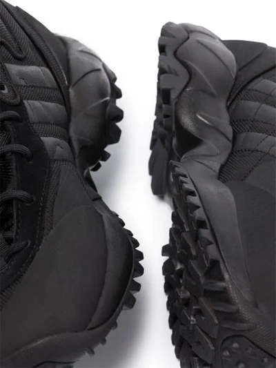 Shop Y-3 Embossed Logo Lace-up Boots In Black