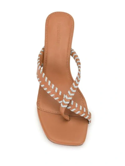 Shop Mara & Mine Tamara 60mm Sandals In Brown