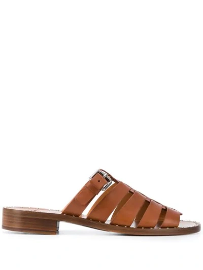 Shop Church's Dori Leather Sandals In Brown