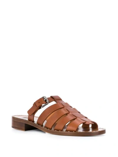 Shop Church's Dori Leather Sandals In Brown
