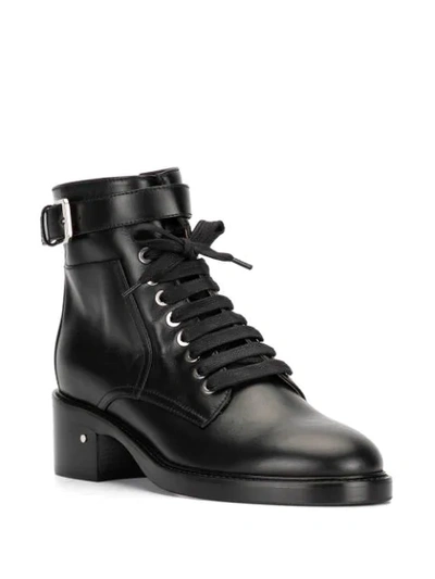 Shop Laurence Dacade Solene Lace-up Ankle Boots In Black