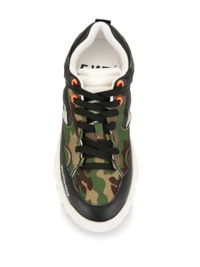 Shop F_wd Pollution Proof Camouflage Trainers In Green