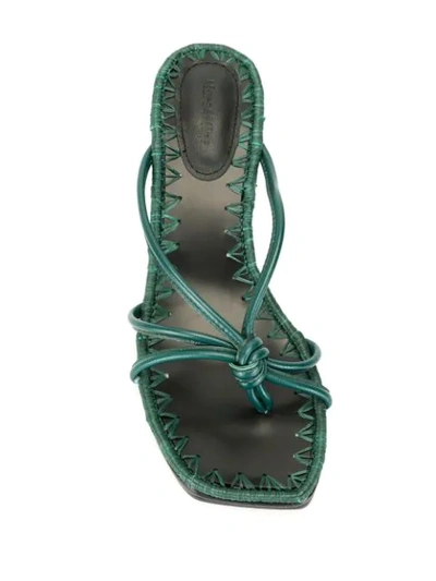 Shop Mara & Mine Azeline Open-toe Sandals In Green