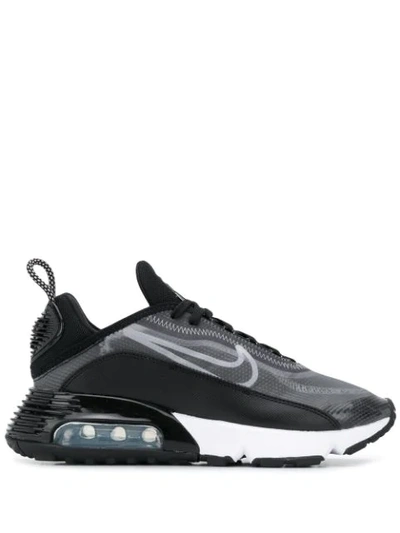 Shop Nike Air Max 2090 50mm Low-top Sneakers In Black