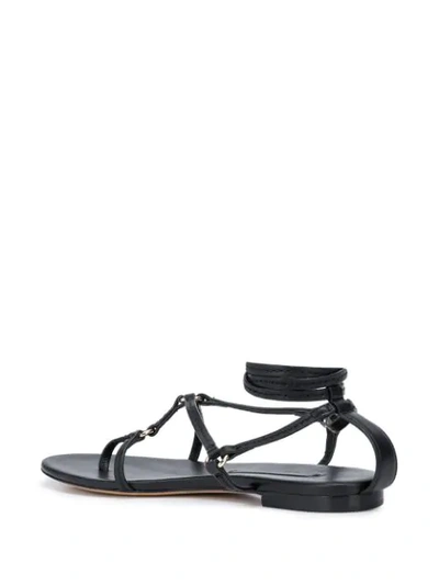 Shop 3.1 Phillip Lim / フィリップ リム Ankle Strap Ring Detail Sandals In Black