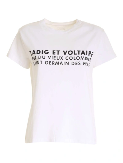 Shop Zadig & Voltaire T-shirt In White