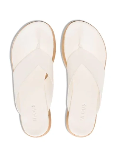 Shop Neous Erycina Platform Sandals In White
