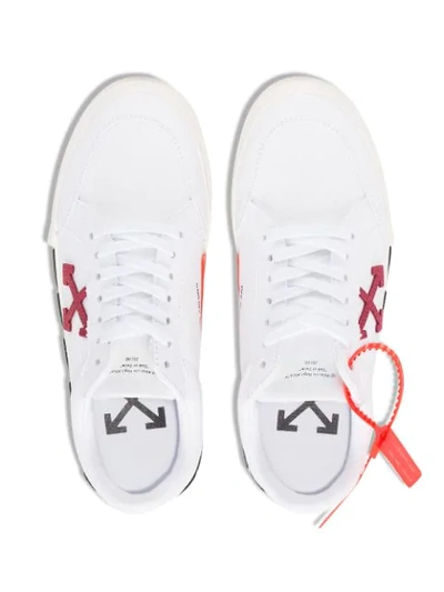 Shop Off-white Vulcanized Low Sneakers In White
