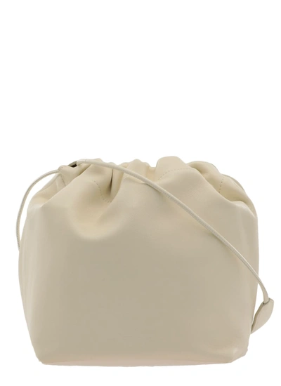 Shop Jil Sander Crossbody Bag In Yogurt