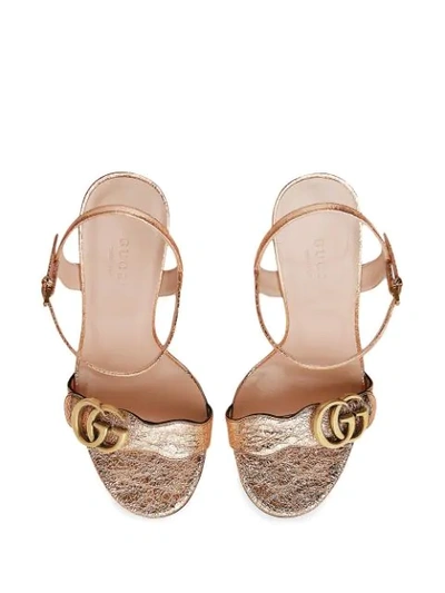 Shop Gucci Double G 105mm Sandals In Pink