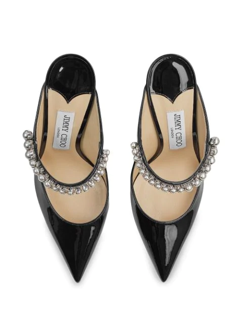 jimmy choo crystal mules