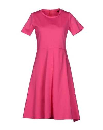 Jil Sander Knee-length Dress In Fuchsia