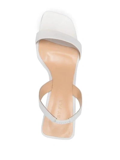Shop By Far Lotta Sling-back Sandals In White
