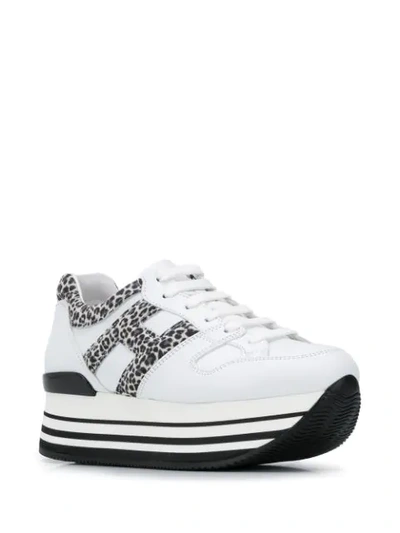 Shop Hogan Maxi 70mm Platform Sneakers In White