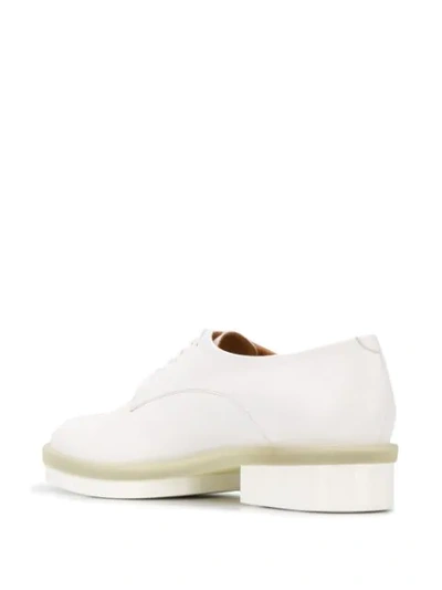 Shop Robert Clergerie Roma 35mm Platform Shoes In White