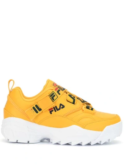 Fila Fast Charge Sneakers In Yellow/navy/red | ModeSens