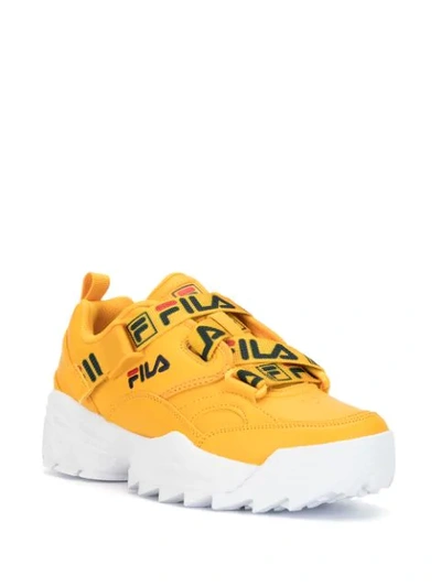 Fila Fast Charge Trainers In Yellow navy red ModeSens