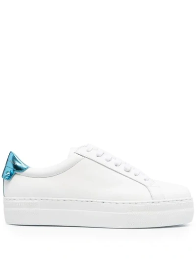 Shop Givenchy Urban Street Two-tone Sneakers In White