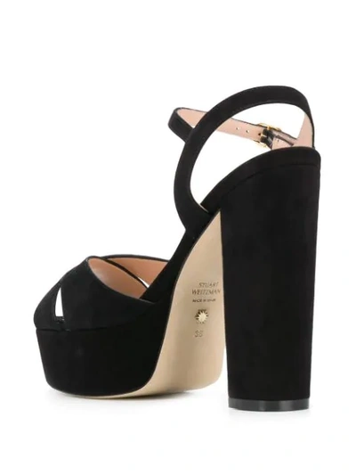 Shop Stuart Weitzman Soliesse Platform Sandals In Black