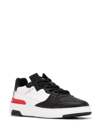 Shop Givenchy Wing Two-tone Low-top Sneakers In Black