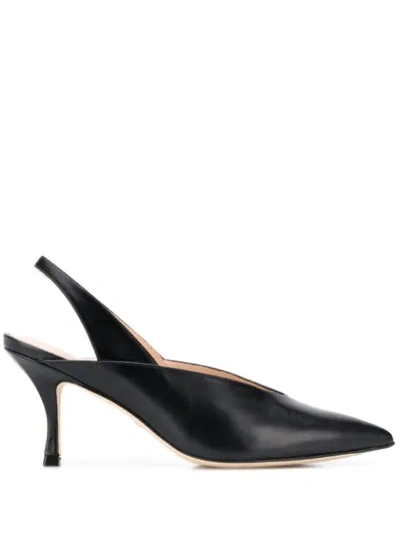 Shop Stuart Weitzman Avianna Pumps In Black