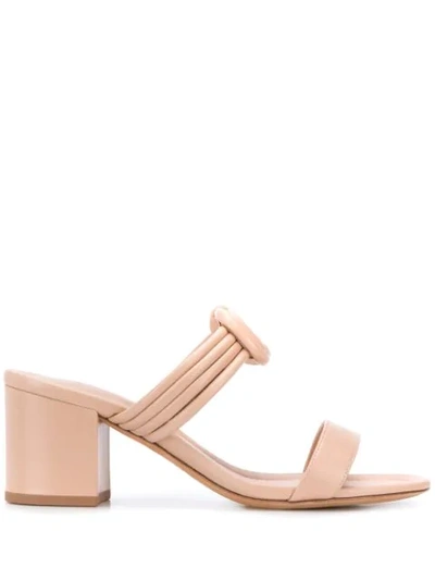 Shop Alexandre Birman Block Heel Sandals In Pink