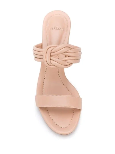 Shop Alexandre Birman Block Heel Sandals In Pink