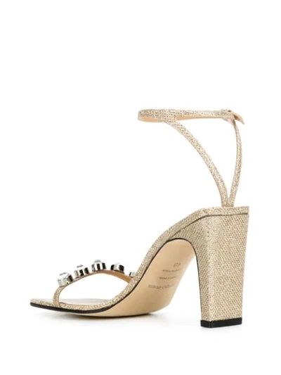 Shop Sergio Rossi Sr1 High-heel Sandals In Gold