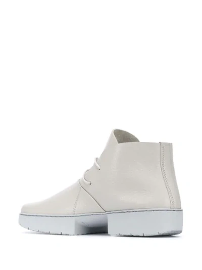 Shop Trippen Wheel Ankle Boots In Grey