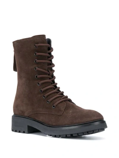 Shop P.a.r.o.s.h Cite Ankle Boots In Brown